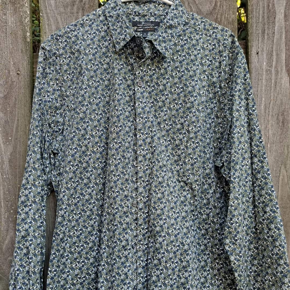 Marc Anthony Men's Slim Fit Dress Shirt XL